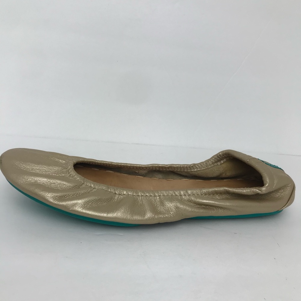 Tieks by Gavrieli Ballet Flat Metallic Gold Teal